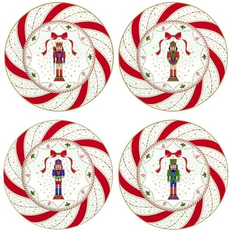 Lot de 4 assiettes en porcelaine Easy Life Cover