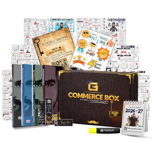 Image of Complete Commerce Box (Class 12) | 4 HELP Books Set - Accountancy, Macroeconomics, Indian Economic Development & Business Studies | By THE GAURAV JAIN | 2026-27 Edition