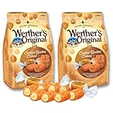 UNHAS ASIAN SNACK BOX Werthers Original Winter Limited Edition Cookie Butter Creme (7.4oz/Pack of 2) Total of 14.8oz - Werthers original caramel hard candy German Classic candy (Cookie Butter Cream)