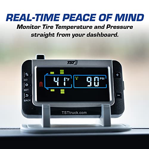Tst 507 Tire Pressure Monitoring System With 4 Flow Thru Sensors And Color Display For Metal Valve Stems By Truck System Technologies, Tpms For Rvs, Campers And Trailers #TOP1