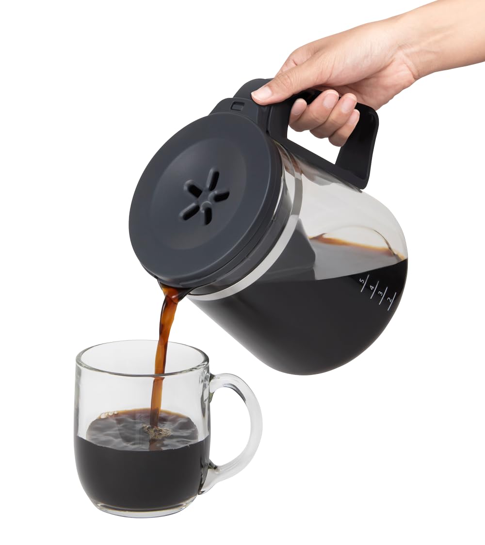 Zojirushi EC-DAC50BA ZUTTO Coffee Maker 5 Cups, Black, PFAS-free