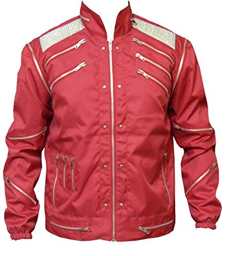 DIZLLER Cordura/Parachute Fabric, Beat-It Jacket, Red - 2XL