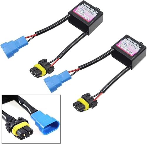 Xtremevision HID Canceller Cable - Anti Flicker - Canbus Error Eliminator - HID Capacitors - LED Decoder for Car - 1 Pair