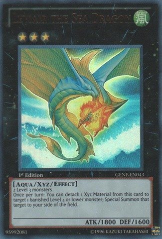 Amazon.com: Yu-Gi-Oh! - Leviair The Sea Dragon (GENF-EN043