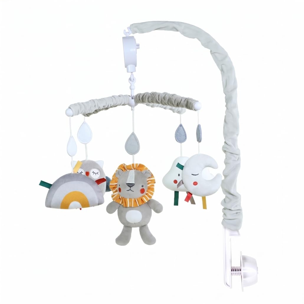 Móviles, Móvil para Cuna de Bebé, Juguete Colgante para Cuna Relajante Giratorio con Sonido Lavable y Suave Móvil para Bebé para Niñas y Niños