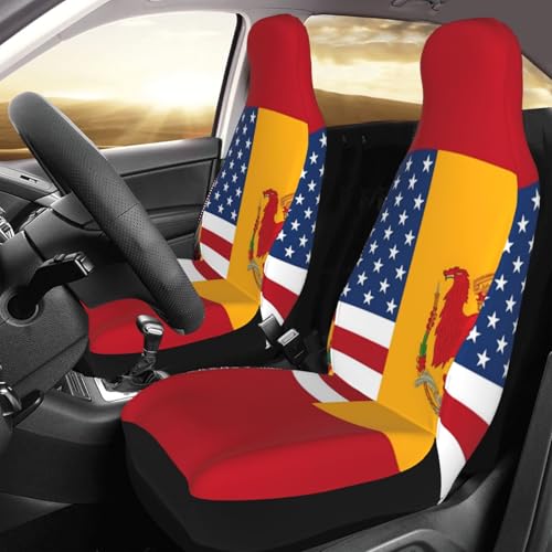 Housses de siège de voiture drapeau Espagne coussin auto imperméable pour trajet quotidien