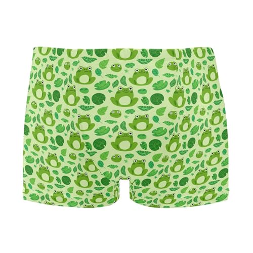 Cute Frog Mens Swim Trunk Swimwear Bathing Suit Swim Brief Square Leg Board Short S B0404129