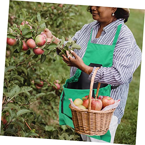 Tabliers de fruits et légumes grand tablier de poche coton violet - 6