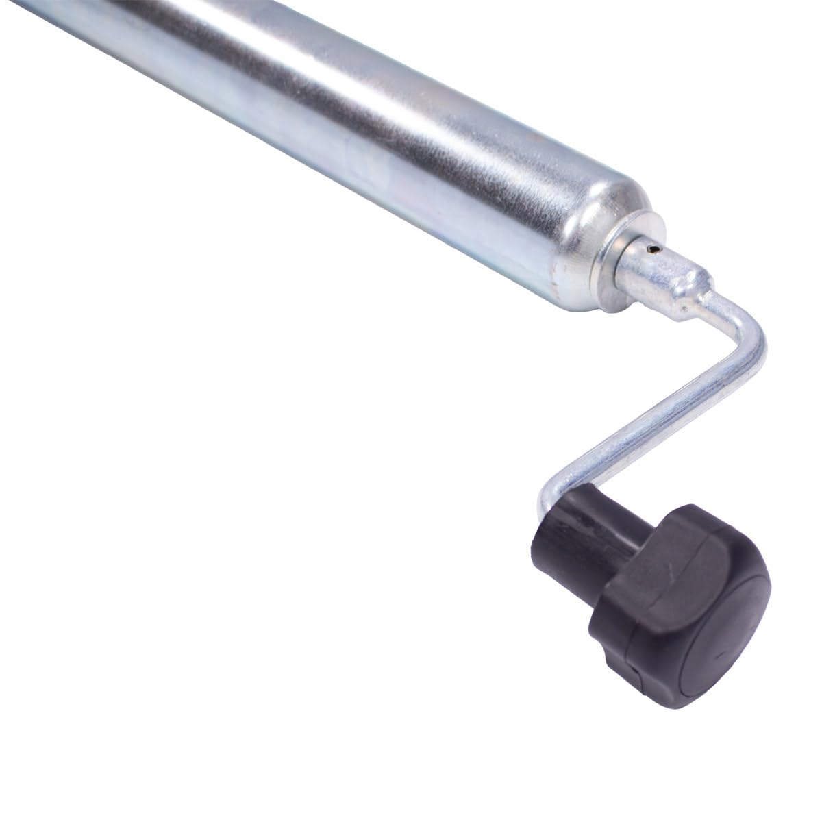 Generisch Rueda de apoyo, diámetro del tubo: 48 mm, carga de apoyo 150 kg, con rueda de goma maciza, rueda de 200 x 50 mm, llanta de acero, remolque, tractor, tractor, tractor, tubo de apoyo