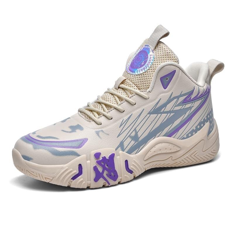 Zapatillas de Baloncesto Alto Unisex Acolchadas, Entrenamiento Casual