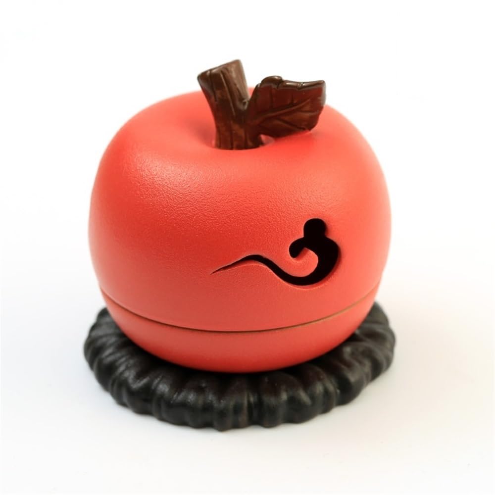 Elegante Bruciatore di incenso creativo con coperchio, porta in ceramica for uso domestico, for, cono, spirale, bastoncini Bruciatore di incenso