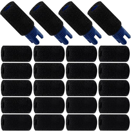 Pumixiy Kit de barrido trasero de repuesto para limpiadores de piscinas Polaris 180, 280, 360, 380, 3900 Sport. Incluye 24 depuradores de cola y 4 piezas de repuesto (4 piezas)