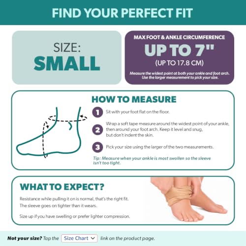 Image of BraceAbility Elastic Ankle Support Brace - Lightweight Slip on Foot and Ankle Compression Sleeve for Gymnastics, Dance, Sports, Running, Exercise, and Sprained Ankle Swelling for Women and Men (Gray, Small)