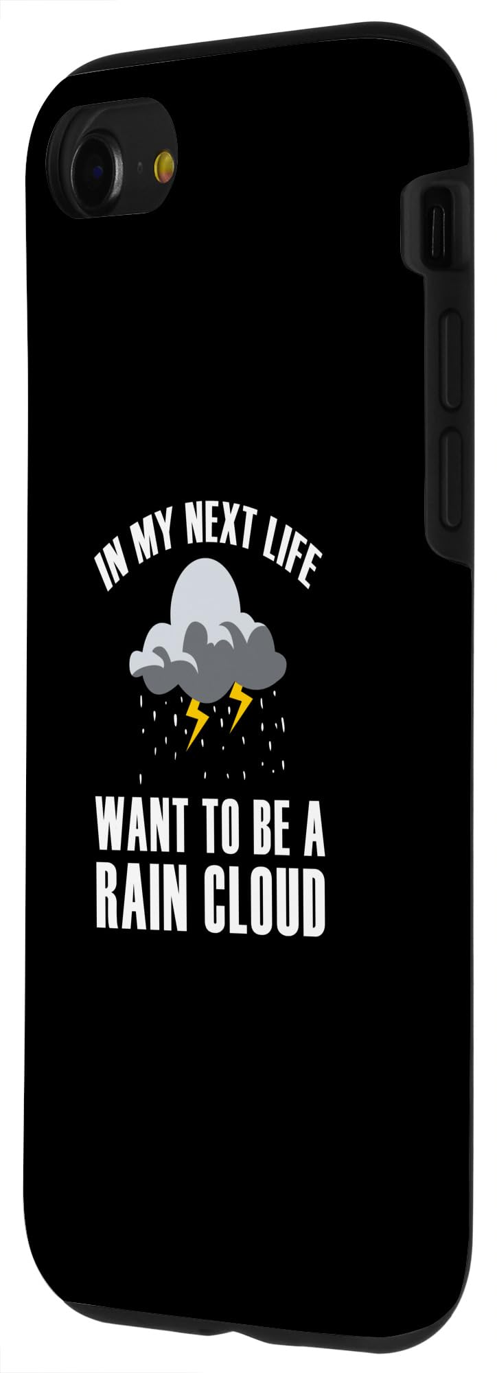 iPhone SE (2020) / 7 / 8 funny romantic rain love storm weather pluviophile clouds Case - Image 2