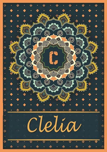 Clelia: Carnet de notes A5 | Prénom personnalisé Clelia | Monogramme C | Cadeau d'anniversaire pou Clelia: Carnet de notes A5 | Prénom personnalisé Clelia | Monogramme C | Cadeau d'anniversaire pou