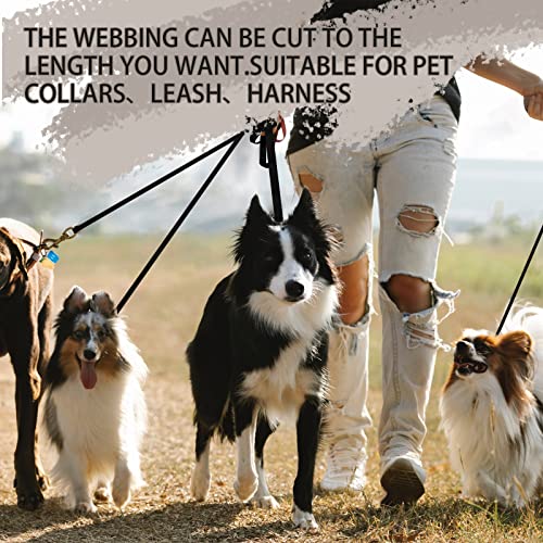 Image of Polyester Webbing Strap 16+Colors - 1 inch&1.5 inch&1.9 inch - 16.5 25 33 55 Yards Heavy Duty Webbing Roll, Flat Webbing Strap for Indoor&Outdoor Gear, Climbing, DIY Crafting, Repairing