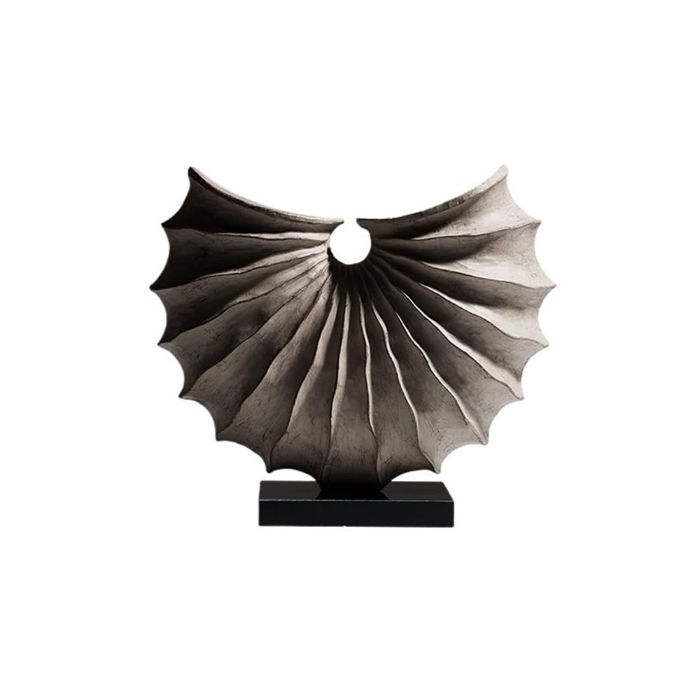 DFHS46JK Table Decorations Creative Conch Shape Decoration Retro Nostalgic Wabi Porch Resin Home Art Ornaments Art Statue