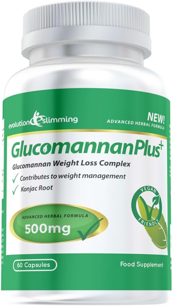 Glucomannan Plus Fibre Capsules - for Appetite Control