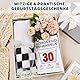 Giftota Lustige Geschenk 30 Geburtstag Männer Frauen - 160 x 80 cm Mikrofaser Strandtuch & Badetuch mit Geburtstagskarte 30, Strandhandtuch Schnelltrocknend - Schonend Behandeln 30