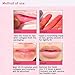 Jakuva 30PCS Moisturizing Collagen Lip Mask, Lip Sleeping Mask Lip Balm Bulk Lip Masks for Dry Lips,Remove Chapped Skin & Anti-Aging, Hydrating Plumping Your Lip,Pink