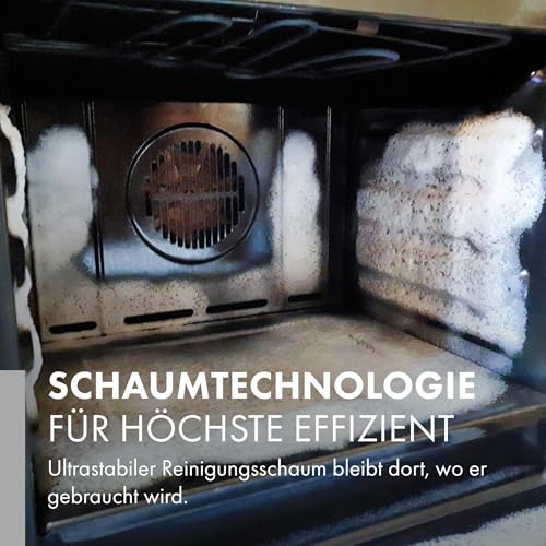 SPEEDAP Backofen- und Grillreiniger | 500 ml Schaum | kraftvoller Reiniger und Fettlöser für Backofen, Grill, Herdplatte, Ceranfeld und Kaminglas | löst selbst stark eingebrannten & rußigen Schmutz