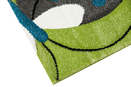 CARPETIA Kindertapijt speeltapijt kinderkamer meisjes tapijt vlinder groen maat 160x230 cm - Afbeelding 7