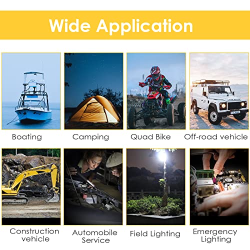 Acelane LED Boat Lights Marine Light Bar TTop Spreader Light Bar White