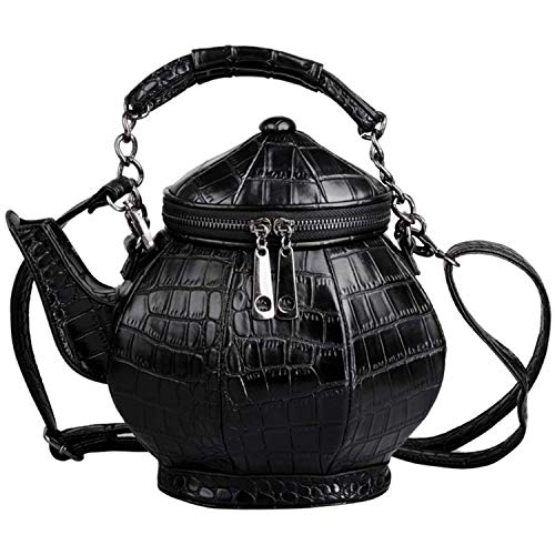 JL-Q Personalidad Tetera Bandolera Bolsa Mensajero Bolsa Bolso Mensajero Bolsa Señoras PU Tetera Forma Personalidad Tendencia Bolso