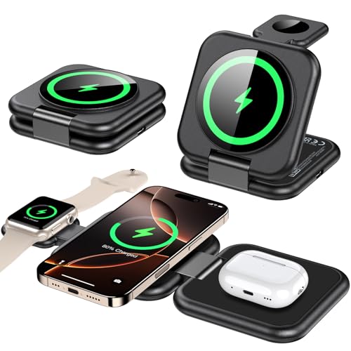 3-in-1-Charging-Station-for-Apple-Multiple-Devices-Magnetic-Wireless-Travel-Charging-Station-for-iPhone-16-15-14-13-12-SeriesFoldable-Mag-Safe-Charger-Pad-for-Apple-Watchfor-Airpods-ProGreen
