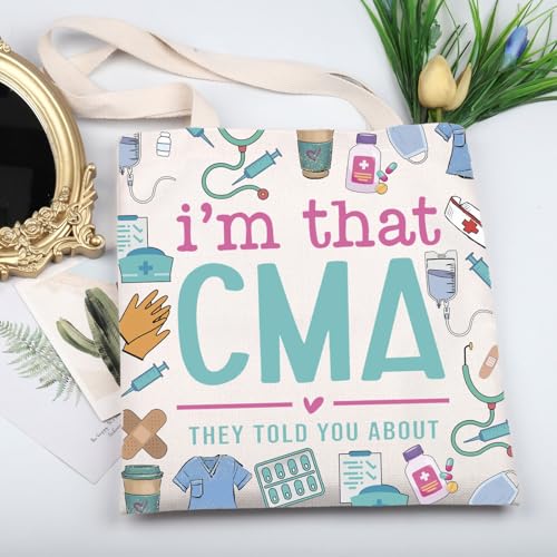 Bolso Tote KUIYAI Appreciation Canvas para asistente médico miniatura 5