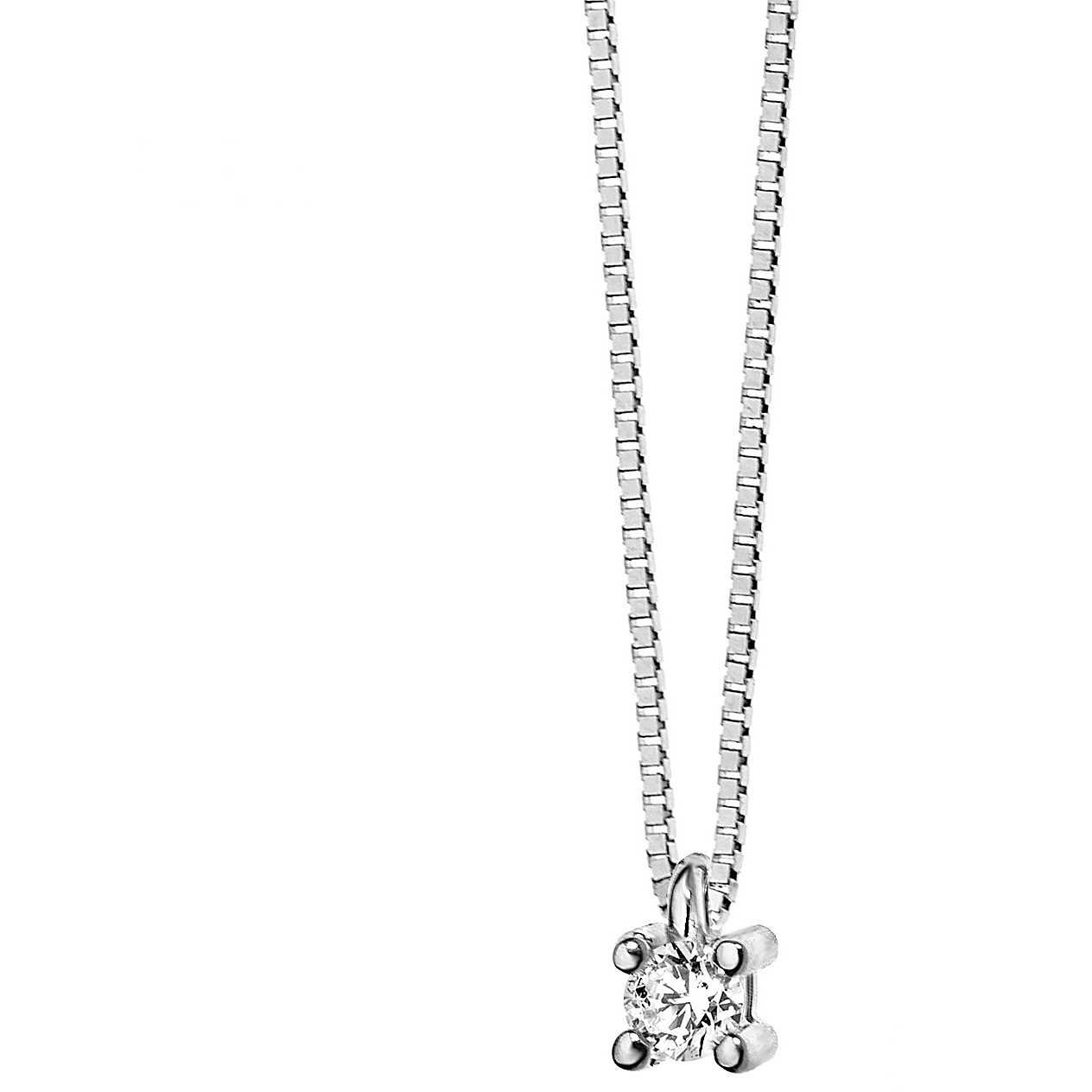 collana donna gioielli Comete Punto luce elegante cod. GLB 983