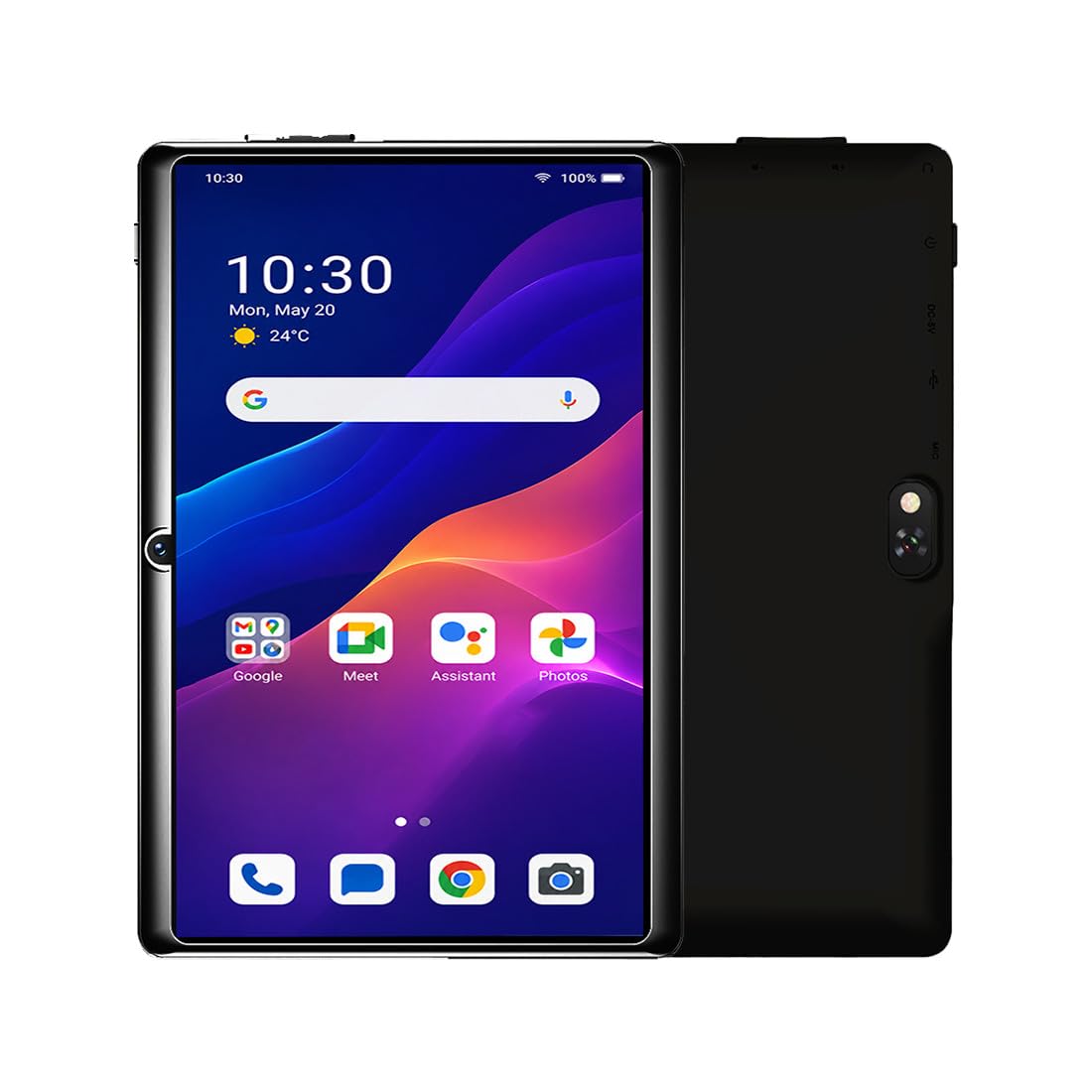 IKALL N7 Android Tablet 7 Inch Display, Wi-Fi Only, 2GB RAM, 16GB Internal Storage, 3000mAh Battery, Dual Camera, Lightweight Tablet for Learning, Streaming & Everyday Use - Black