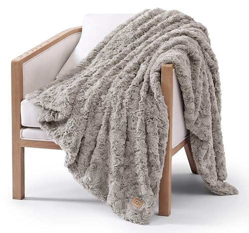 UGG Adalee Faux Fur Throw Blanket Luxury...