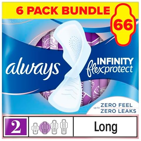 Always FlexProtect Long Sanitary Towels with Wings Cover