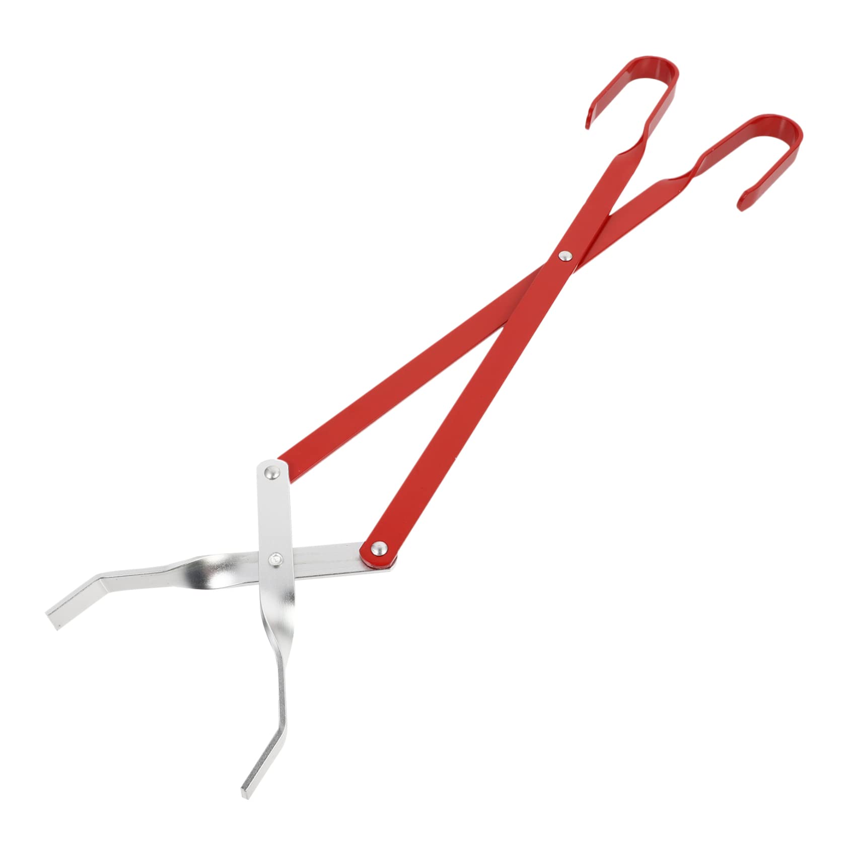 BESTonZON 1Pc Household Charcoal Clip with Long Handle Ergonomic Bbq Tong for Outdoor Grilling Heat Resistant Food Clamp Kitchen Tool for Barbecue Use