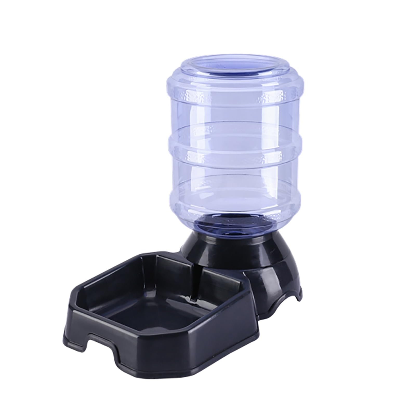 ulafbwur PP 3.8L Automatic Pet Feeder Dog Cat Drinking Bowl Large Capacity Water Food Holder