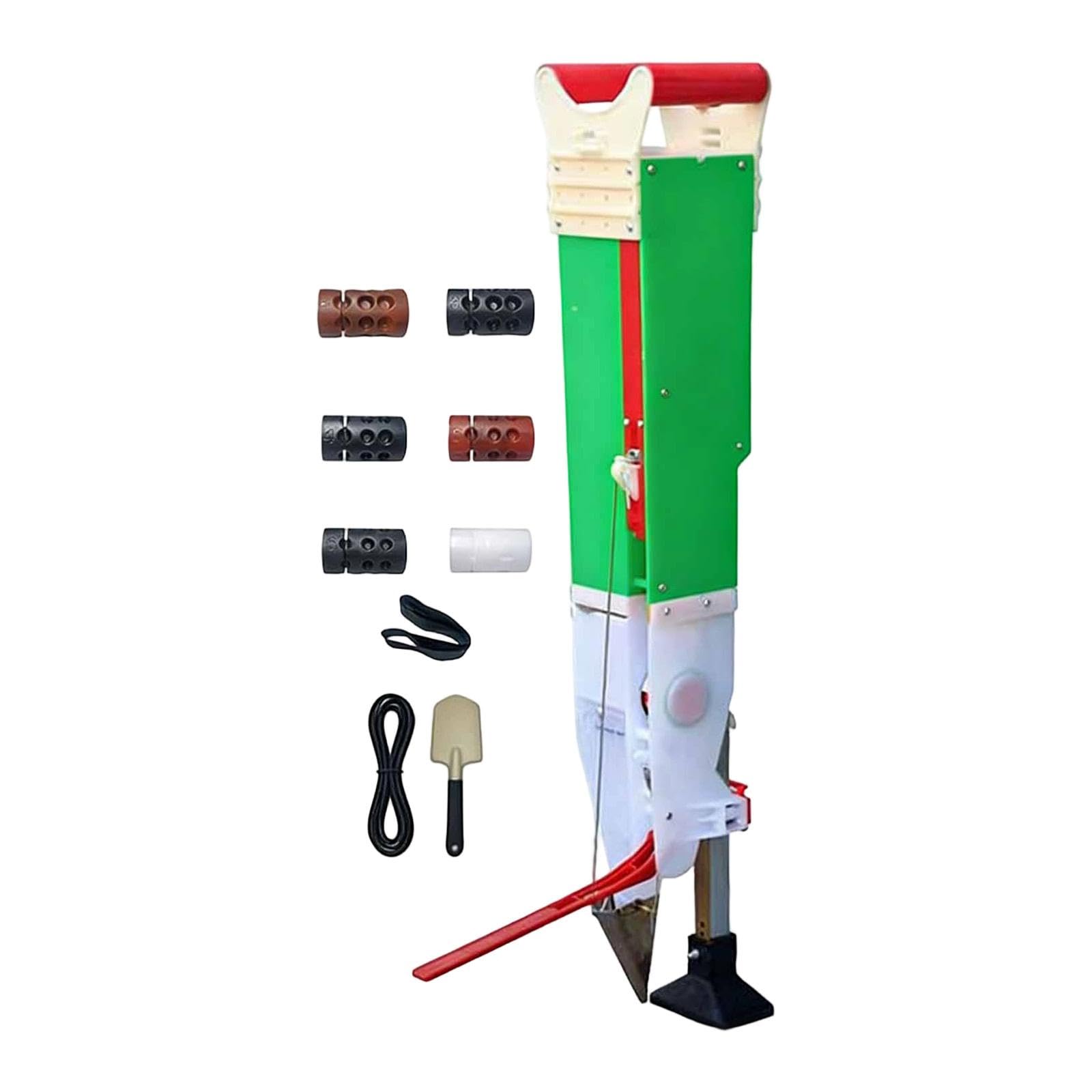Épandeur D'engrais Manuel Portable en PP, Outil Réglable pour Semences de Céréales et Légumes, Fonction Ergonomique, Adapté Aux Potagers, E, Style A