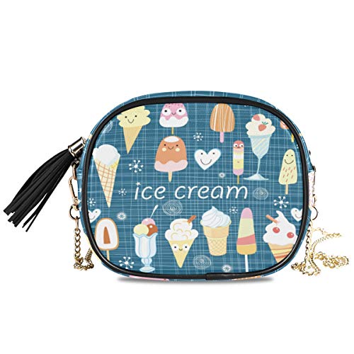 Preisvergleich Produktbild Kartenhalter große Kapazität Telefontasche Geldbörse Brieftasche niedlichen Cartoon Eis Coin Fall Fall Mädchen