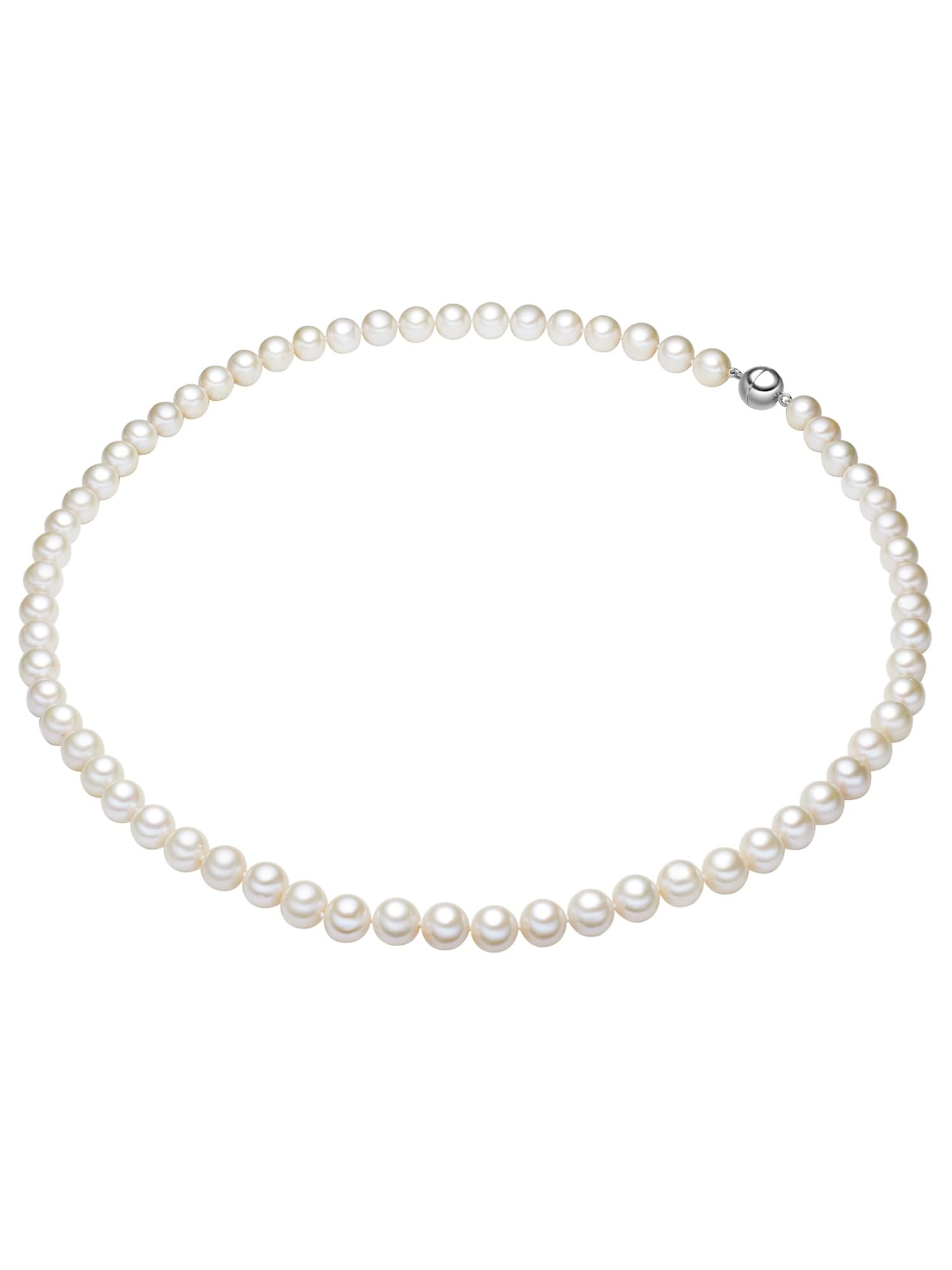 Valero Pearls Damen Perlenhalskette mit Hochwertigen Süßwasser-Zuchtperlen