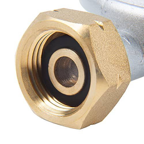 Specialist+ Druckminderer für Gaskocher, 37 mbar I Gasdruckregler für Propan, Butan Gasflasche I Heizstrahler Gaskartusche, Lötkolben ideal für Gasgrills, Heizstrahler, Hockerkocher, Gaskocher