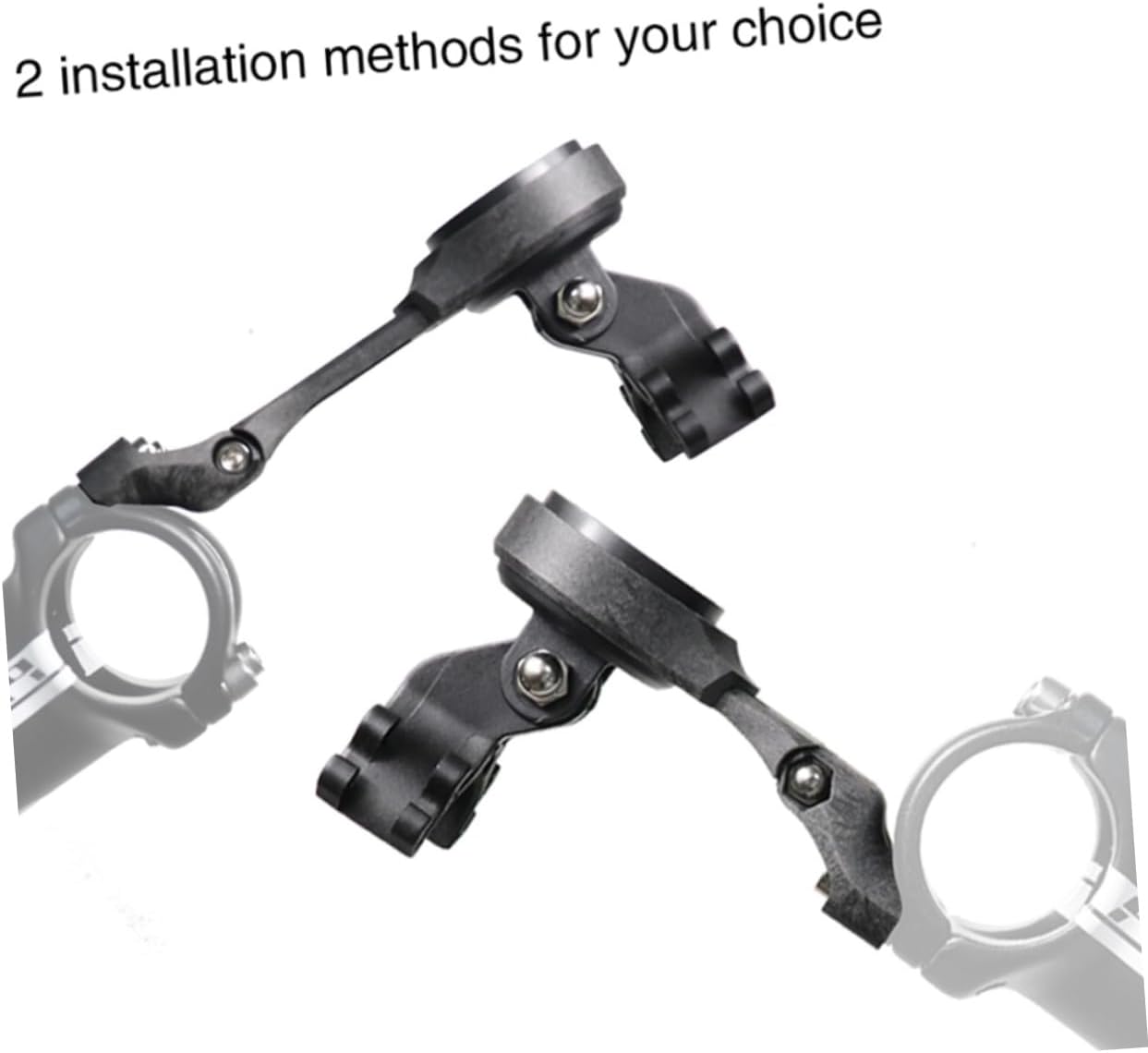 Carbon Fiber Extendable Bike Computer Holder Code Table Bracket Stopwatch Holder