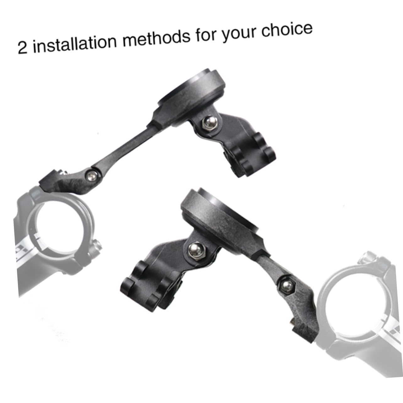 NULYLU Carbon Fiber Extendable Bike Computer Holder Code Table Bracket Stopwatch Holder