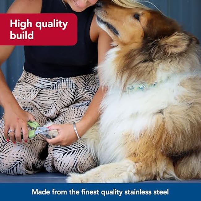 Coastal Pet Safari Professional Dog Nail Trimmer - Nail Clippers & Supplies for Grooming - Dog Claw Care for Small & Large Pets - Large, 6.6 x 2-4ZrP4cit