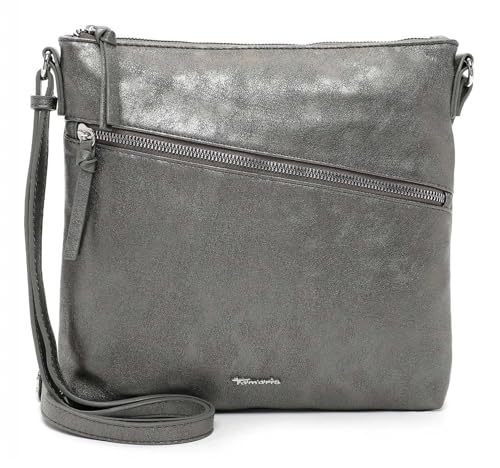 Tamaris Umhängetasche Alessia 30814 Damen Handtaschen Uni darksilver 833, Einheitsgröße