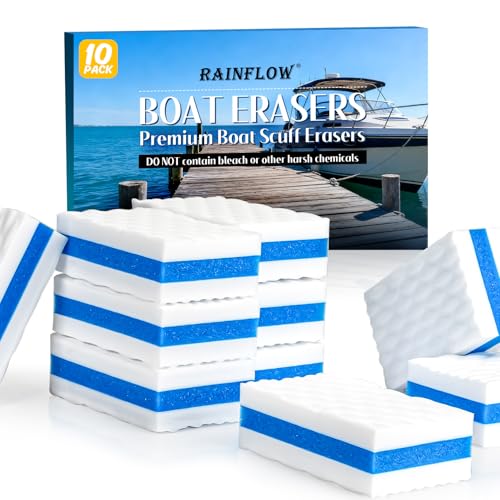 10PCS Boat Scuff Erasers - RAINFLOW Boat Wipes Boat Accessories
