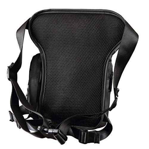 Motorcycle Drop Leg Bag Outdoor Waist Pack for Men Women Thigh Waist Fanny Pack Travel Sports Bike Riding Cycling Fishing Camping Hiking Pouch Daypack - Thumbnail 4