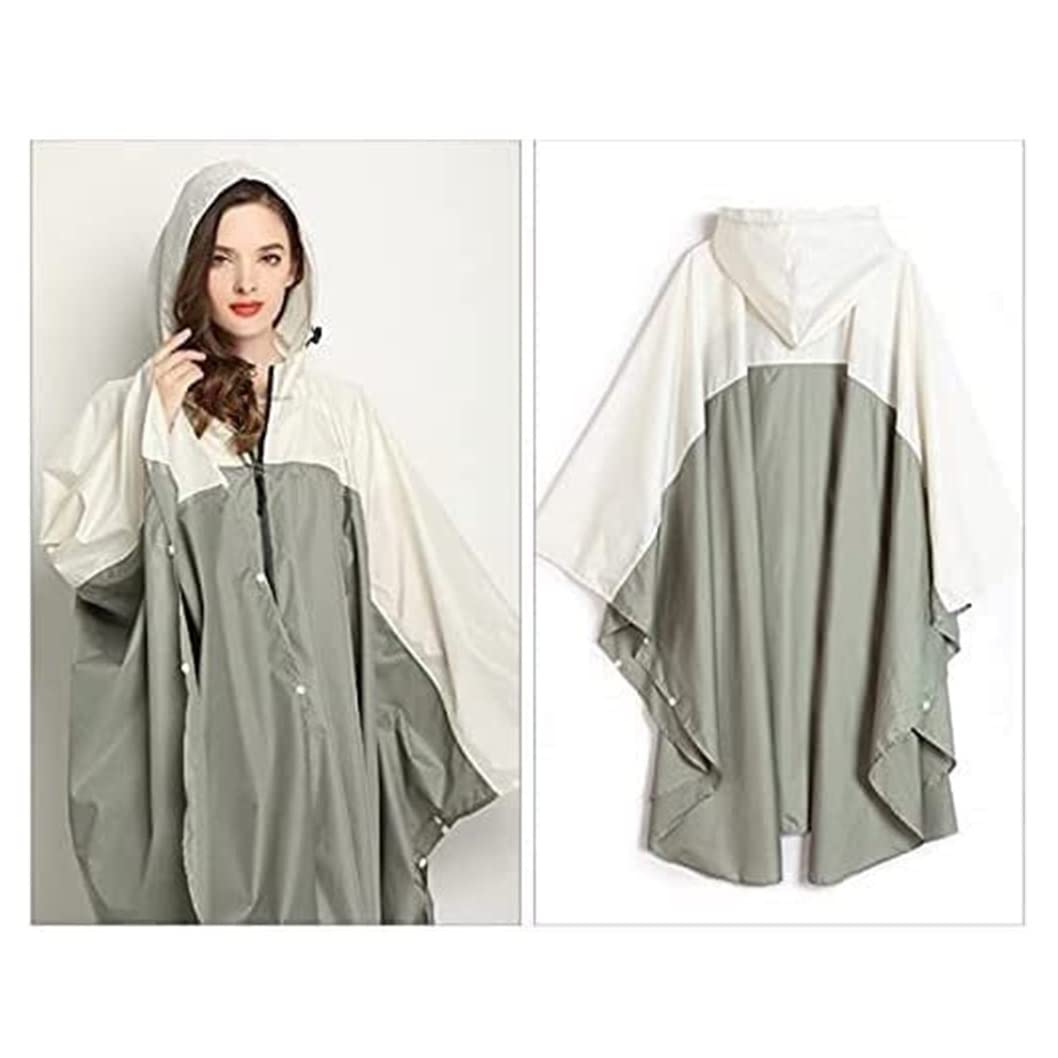 IRYZE Impermeabile Poncho Poncho Antipioggia Unisex con Cappuccio, Impermeabile, Impermeabile, per Adulti, Donne, Uomini, Poncho Antipioggia Poncho Impermeabile