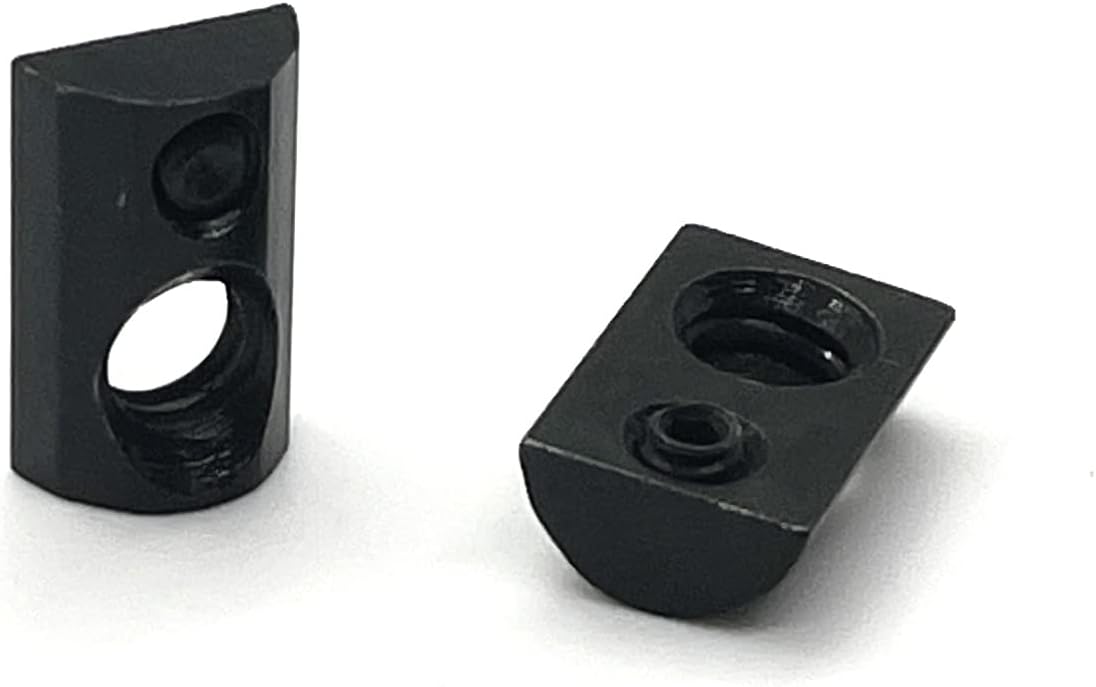 Roll-in T-Nut with Set Screw 1/4-20 Thread (48 Pack) 10 Series T-Slot. Compatible with 8020 3313