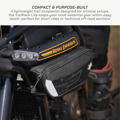 Image of ViaTerra RE Himalayan 450 Trailpack Lite I Motorcycle Crashbar Bags (4L Capacity) |Built for Off Road Front Frame