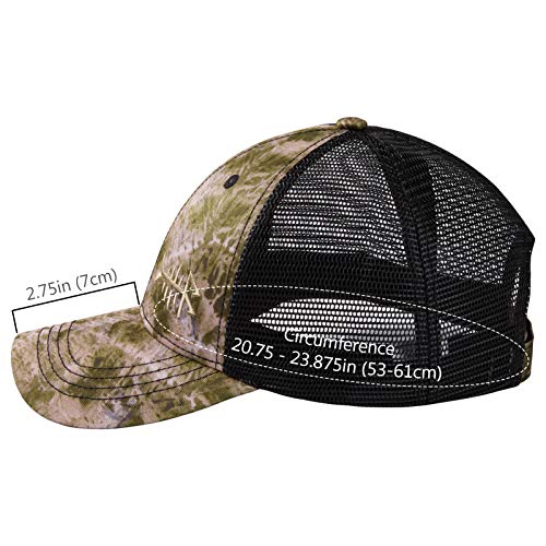 Image of BASSDASH Altimate Fishing Hat Mesh Back for Men Women Adjustable Baseball Trucker Cap
